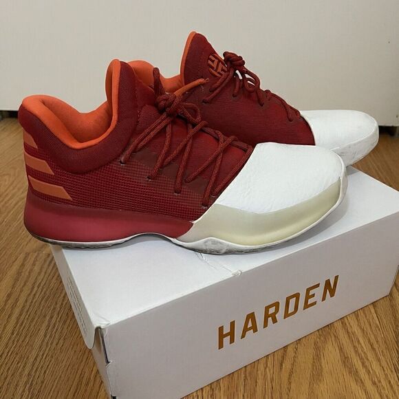 Adidas Harden Vol 1 Home Basketball Shoe Red White Boost James Harden size 5 main image 8